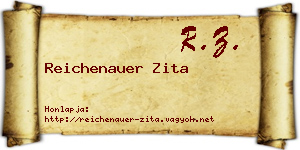 Reichenauer Zita névjegykártya